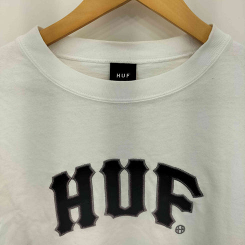 ハフ HUF ARCH DRAWCORD CREW アーチ ドローコードデザイン クルーネック長袖Tシャツ カットソー メンズ  M